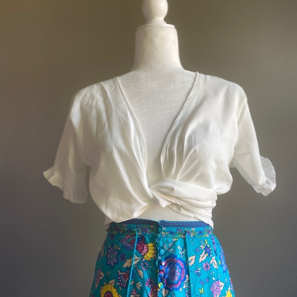 Paisley Ruffle Skirt - Picture 2 of 9